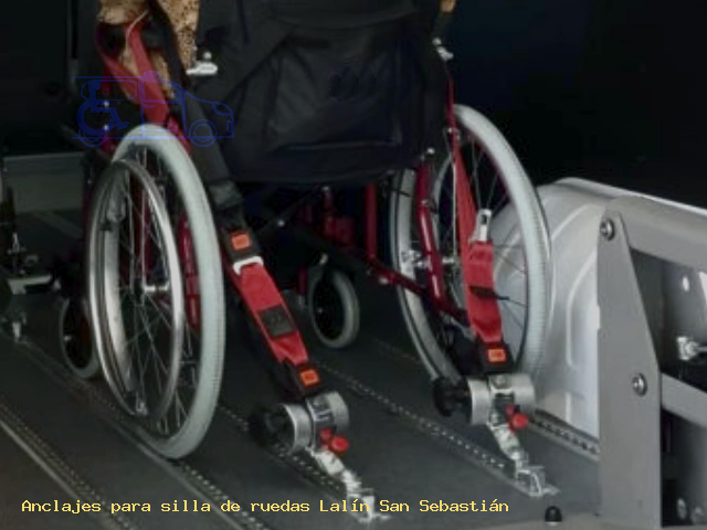 Fijaciones de silla de ruedas Lalín San Sebastián